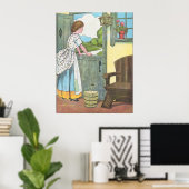 DE TROS BLAUWE LINTEN POSTER (Thuiskantoor)