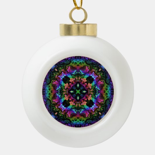 De trots van de krekels  keramische bal ornament (Voorkant)