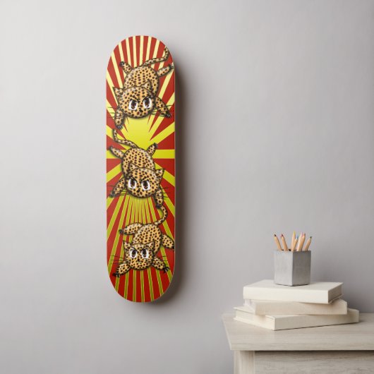 De trots van de luipaard persoonlijk skateboard (Muurkunst)