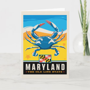 De Trots van de staat Maryland Kaart
