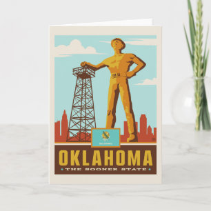 De Trots van de staat Oklahoma Kaart