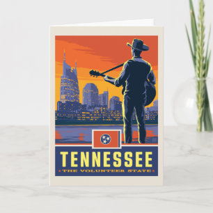De Trots van de staat Tennessee Kaart