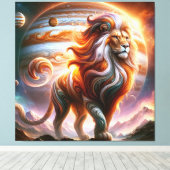 De trots van Jupiter Canvas Afdruk (Insitu (Houten vloer))