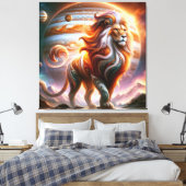 De trots van Jupiter Canvas Afdruk (Insitu (Slaapkamer))