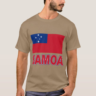 De trots van Samoa Samoa Nationale Vlag Ontwerp fr T-shirt