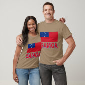 De trots van Samoa Samoa Nationale Vlag Ontwerp fr T-shirt (Unisex)