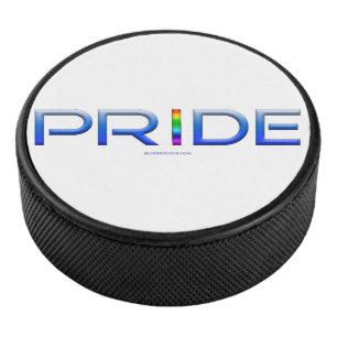De trots van SlipperyJoe's in metalen letters stra Hockey Puck