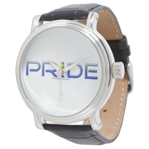 De trots van SlipperyJoe's in metalen letters stra Horloge