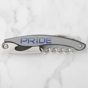 De trots van SlipperyJoe's in metalen letters stra Kurkentrekker