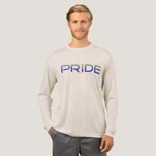De trots van SlipperyJoe's in metalen letters stra Tri-Blend Shirt