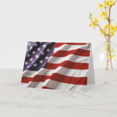 De trotse en Patriottische Vlag van de V.S. Kaart (Gele Bloem)