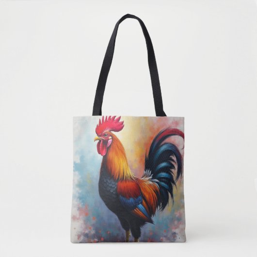 De trotse haan  tote bag (Voorkant)