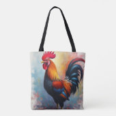 De trotse haan  tote bag (Achterkant)