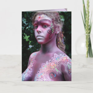 De trotse Herfst Faerie Kaart