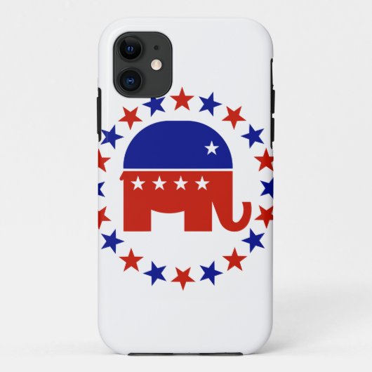 De trotse Republikeinse Sterren van de Cirkel Case-Mate iPhone Case (Achterkant)