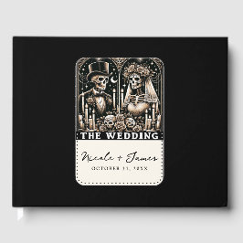 DE TROUW Tarot Skeletten Bruid & Bruidegom Gastenboek