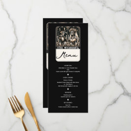 DE TROUW Tarot Skeletten Bruid & Bruidegom Menu