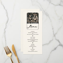 DE TROUW Tarot Skeletten Bruid & Bruidegom Menu