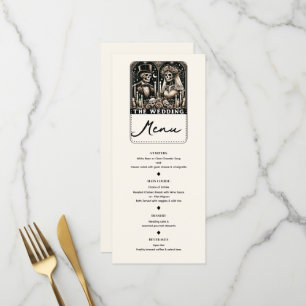 DE TROUW Tarot Skeletten Bruid & Bruidegom Menu