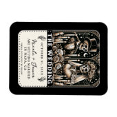 DE TROUW Tarot Skeletten Save the Date Magneet (Horizontaal)