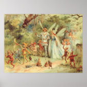 De trouw van Thumbelina en de Prins, Klassieke Spr Poster (Voorkant)