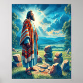 De trouwe blik van Abram (Genesis 15) Poster (Voorkant)