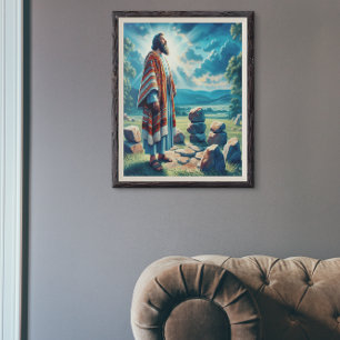 De trouwe blik van Abram (Genesis 15) Poster