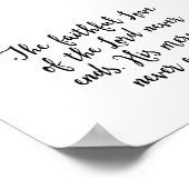 De trouwe liefde van de Heer eindigt nooit Poster (Hoek)