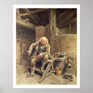 De trouwe oude servant poster