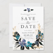 De trouwe sjabloon van de Tekst bewaart de datum Kaart (Voorkant)