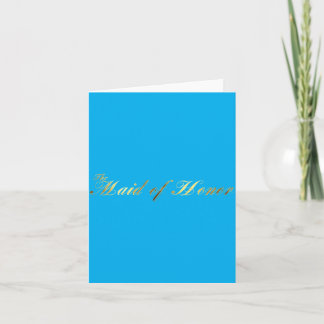 De Trouwfeestcadeaus voor de Getuige van de Bruid Kaart