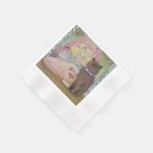 De Trouwkatten Personaliseer Eerste Set van Servet (Hoek)