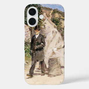 De Trouwmars van Robinson, Antieke Jonggehuwden iPhone 16 Hoesje