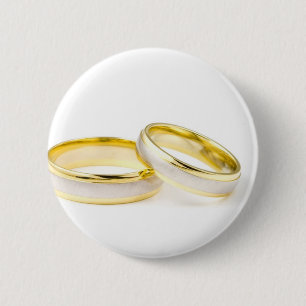De Trouwringen van de Liefde van de Bruidegom van Ronde Button 5,7 Cm