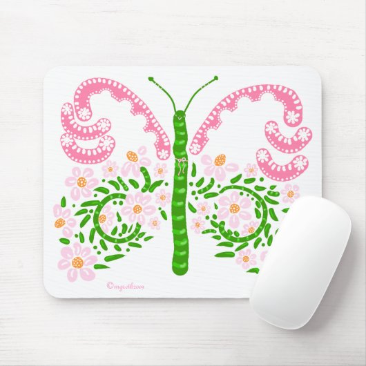 de trouwvlinder muismat (Met muis)