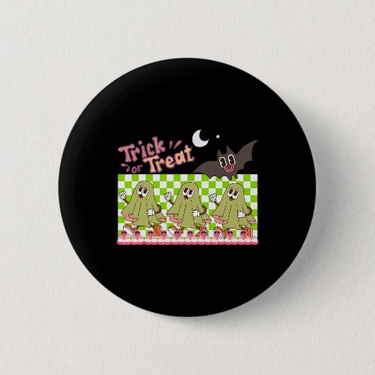 De truc van Halloween Ronde Button 5,7 Cm (Voorkant)