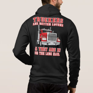 De truckchauffeur is beter overgebleven hoodie