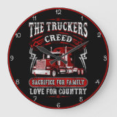 De Truckers Creed: Familie, Land Grote Klok (Voorkant)