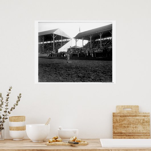 De trucs van een rodeo poster (Keuken)