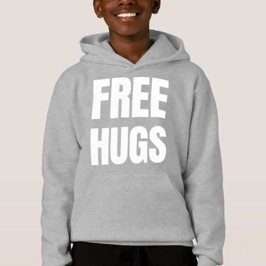 De Trui Hoodies van het vrije Kind van Omhelzingen (Voorkant)