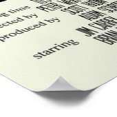 De Truman Show Alternative Art Movie Large 4 Poster (Hoek)