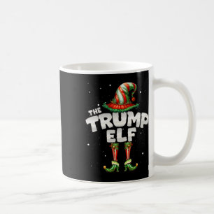 De Trump Elf Family Matching Group Kerstmis Koffiemok