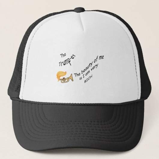 De Trump-et - de schoonheid van mij..... Trucker Pet (Voorkant)