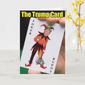 De Trump Kaart Verjaardags Joke Paper Kaart (Gele Bloem)