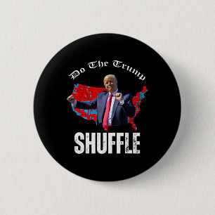 De Trump Shuffle Trump Elaine Dans Gif Trump Dan Ronde Button 5,7 Cm