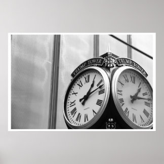 De Trump Tower-klok - NYC Poster