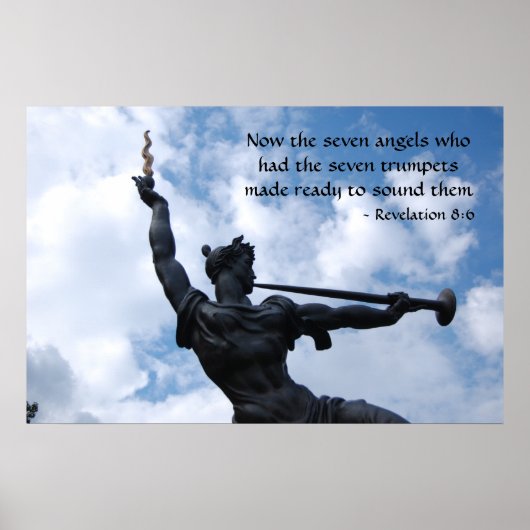 De trumpet van de engel poster (Voorkant)