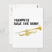 De trumpets regelen de band! briefkaart (Voorkant / Achterkant)