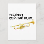 De trumpets regelen de band! briefkaart (Voorkant)