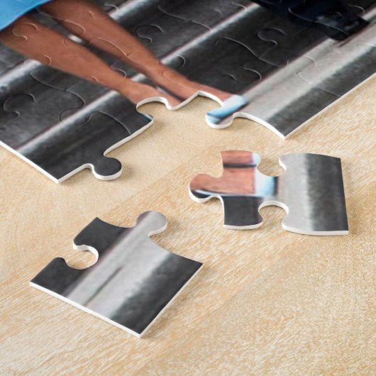 De Trumps & Obamas bij de opening Legpuzzel (Zijkant)